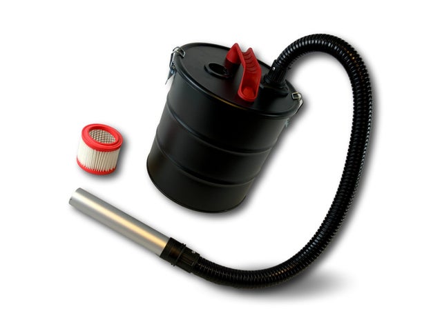 Bidon vide cendres pour aspirateur +/- 20 litres Livré avec 2 filtres et accessoires Facile rapide efficace