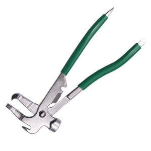 QWORK Pinza per bilanciamento ruote con martello, pinze