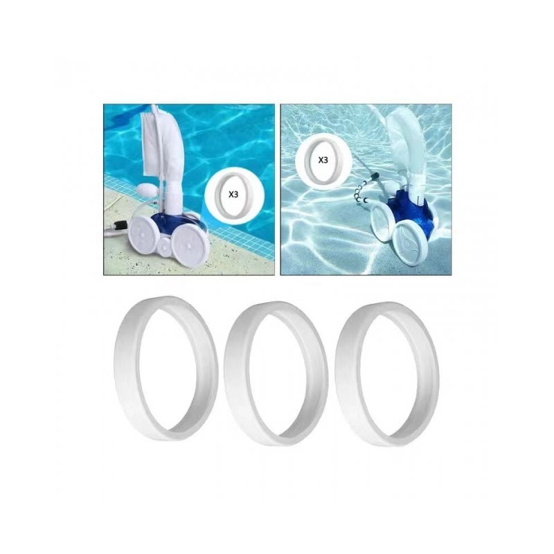 Zapasowe opony basenowe do odkurzaczy basenowych Polaris, pasujące do modeli Polaris 180, 280, 360, 380 (3 sztuki)