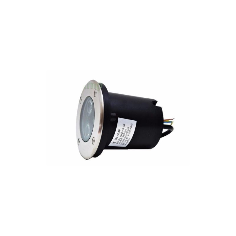 Spot LED Encastrable Extérieur IP65 220V Sol 3W 80° - Blanc Froid 6000K - 8000K - SILAMP - 3
