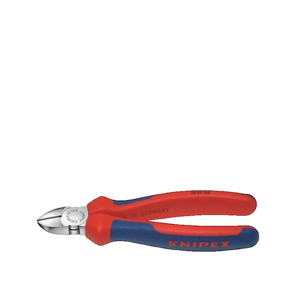 Obcęgi tnące KNIPEX diagonalne 160 mm chromowane uchwyt antypoślizgowy