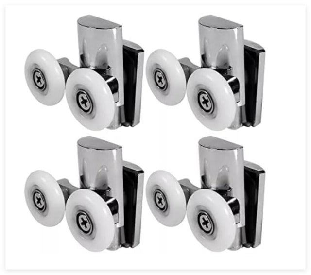 Kit De Roulettes De Remplacement Pour Cabine De Douche Coulissante – 8 Pièces – Mix1 – Idralite
