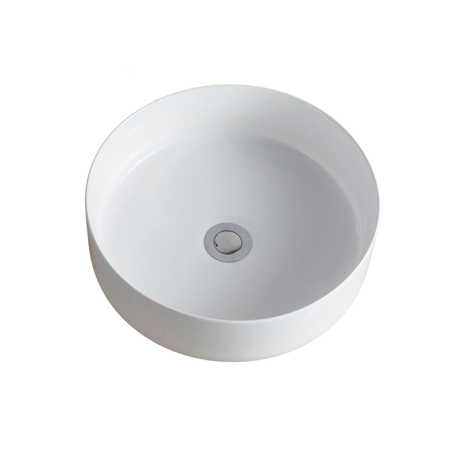 Ensemble meuble sous vasque d'angle SORRENTO + vasque blanche - 8