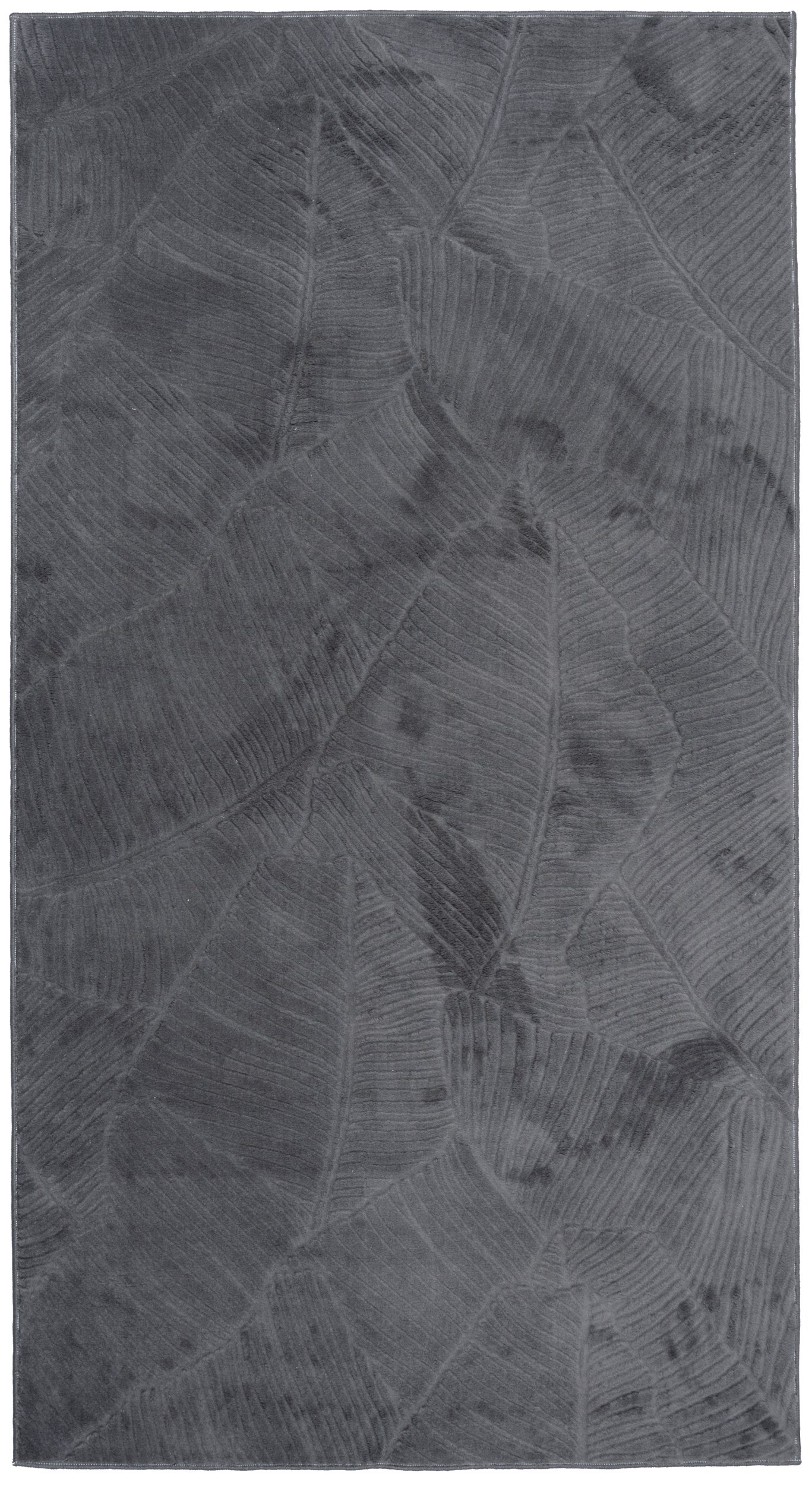 Dywan Multidecor Stilo New 80 x 150 cm liść bananowca ciemny szary 1 szt.