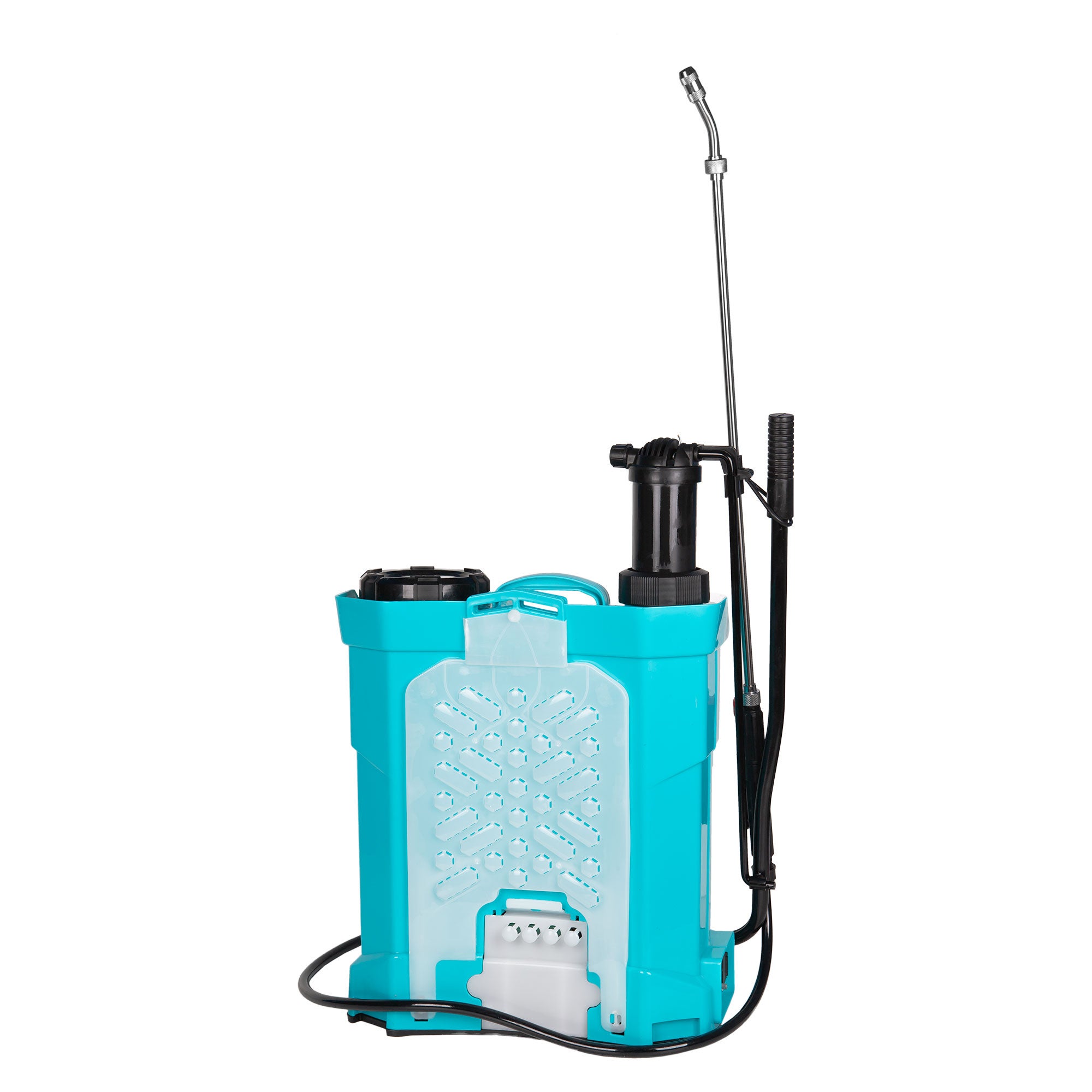 Cofan Pulverizador de espalda eléctrico | Capacidad: 16 litros | Batería de litio 12 V 8Ah | Doble uso manual y automático | Lanza extensible 110 cm - 2