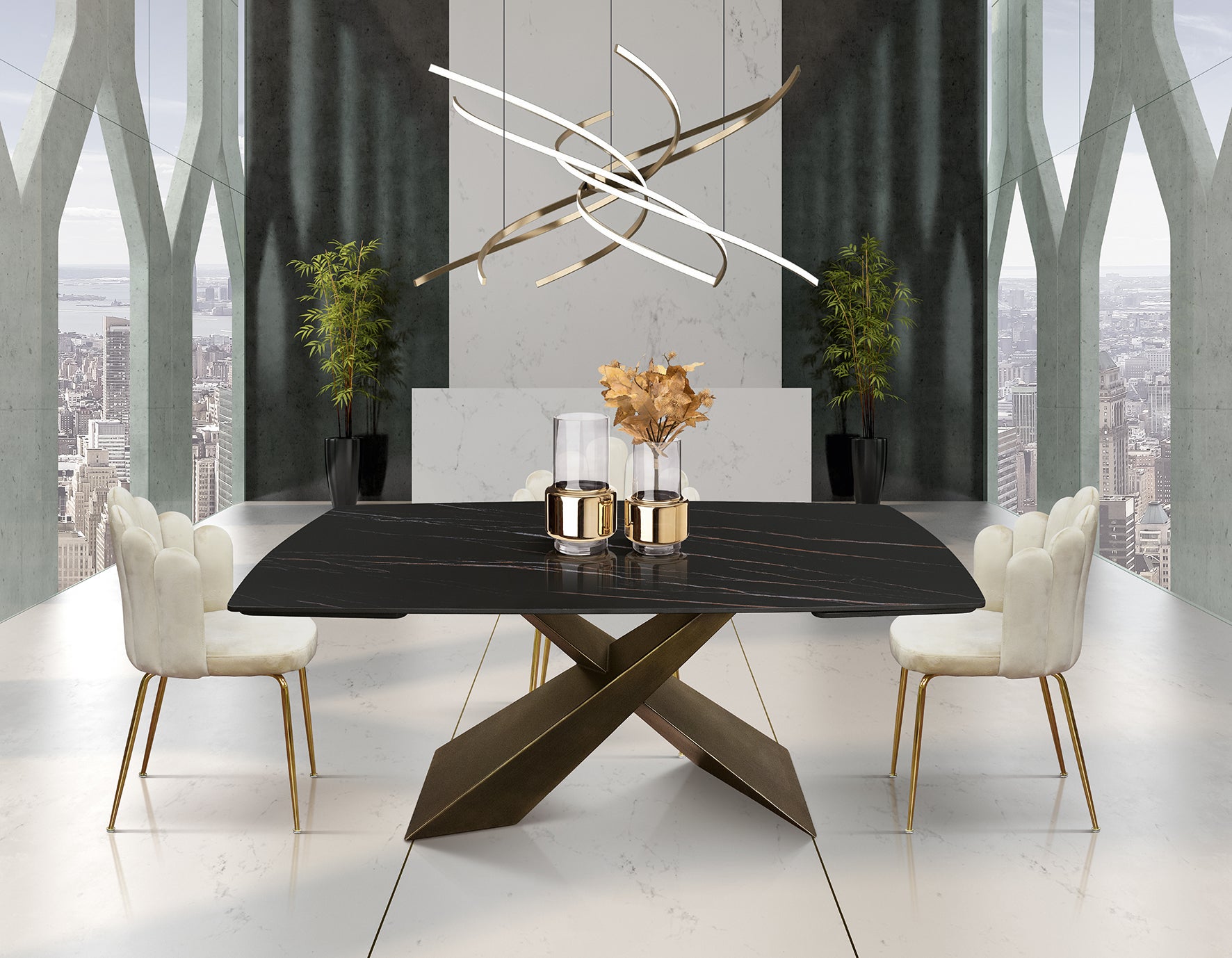 Riflessi Tavolo Per Salone Tavoli Riflessi Tavoli Ovali Di Design