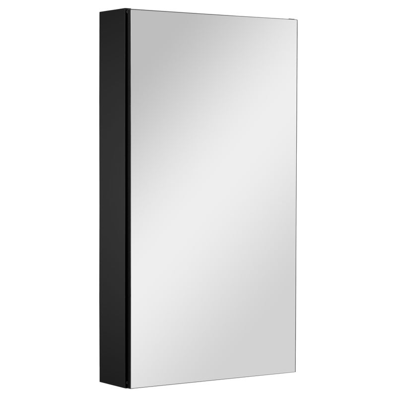 Szafka łazienkowa z lustrem lustrzana wisząca do łazienki czarna loft 50 cm