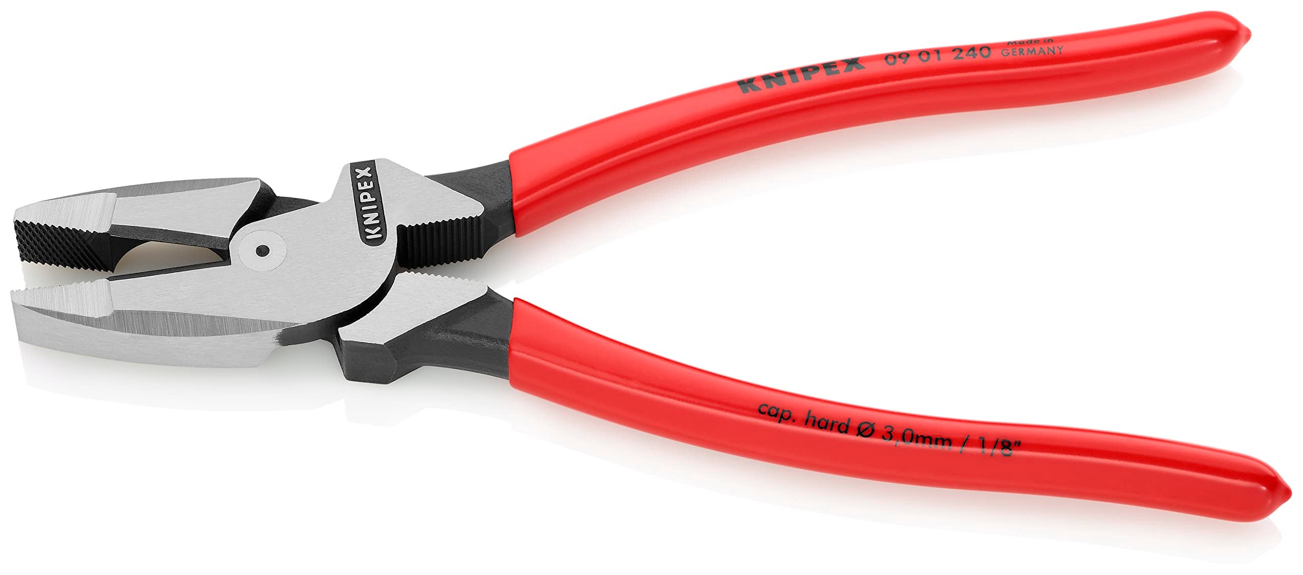 Pinza Universale Knipex 240mm - Tipo Lineman's, Bicomponente, Taglio Facile