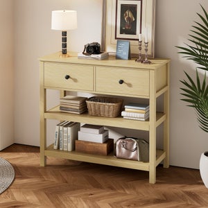 Maison Du Monde Tavolino Basso Con Cassetti Consolle Legno Tavolo