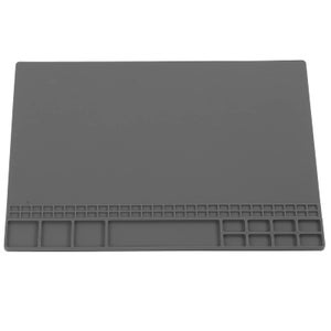 Tapis De Soudure Silicone Magnétique 60x35 Cm – Résistant 500°C, Organiseur Outils Réparation Électronique