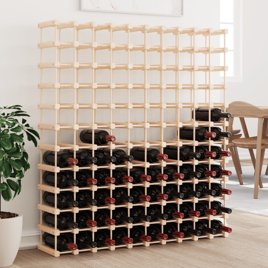 Portabottiglie Lenmar LOFT 2-6, Scaffale Metallico Per 6 Bottiglie Di Vino, Design Moderno, Dimensioni 21x24x37 Cm