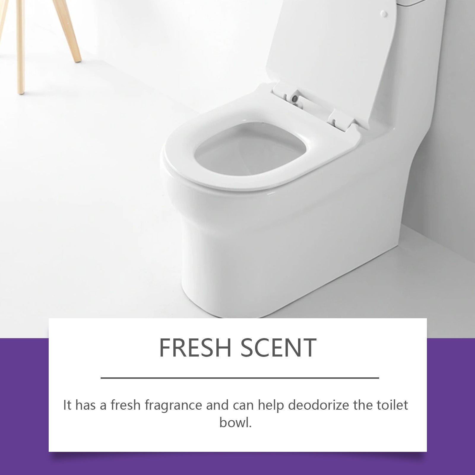 Poudre nettoyante moussante pour toilettes - nettoie les taches dans la cuvette, élimine les odeurs et laisse un parfum agréable. - 6