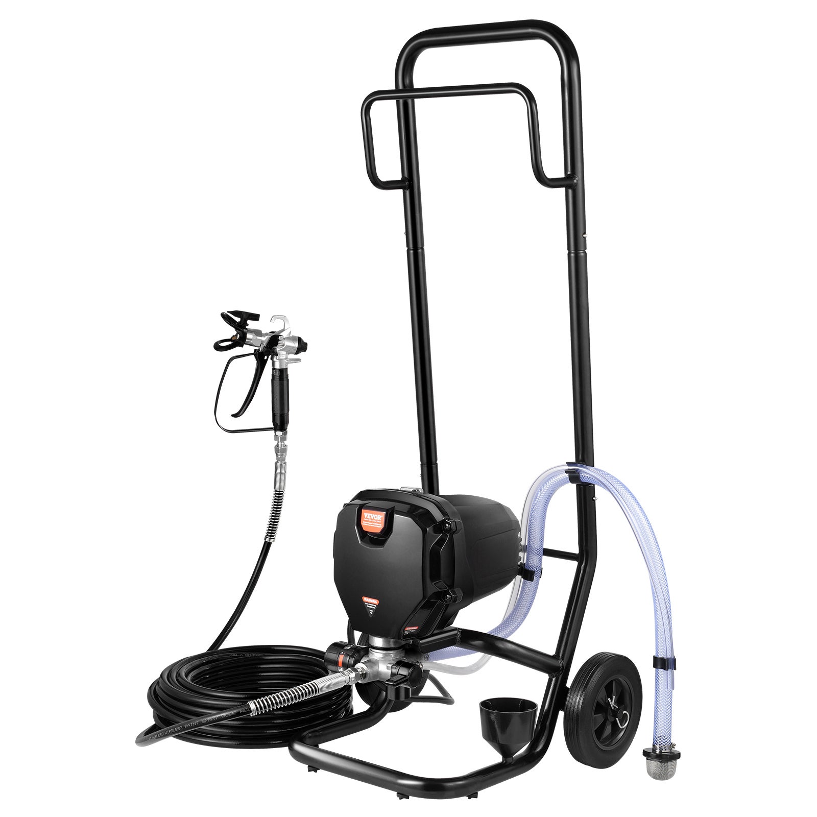 Rollable Airless agregat do natryskiwania farby, 750 W, 3000 psi, wysokowydajny elektryczny agregat natryskowy, agregaty do natryskiwania farby VEVOR