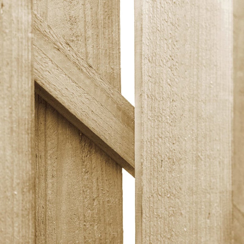 Portail de jardin Bois de pin imprégné 100x100 cm - 4