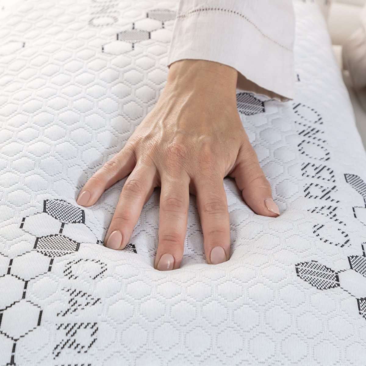Nalui Almohadas Copos Viscoelástica Carbono Blanco Pack 2 (70x38 cm), Firmeza Media - 3