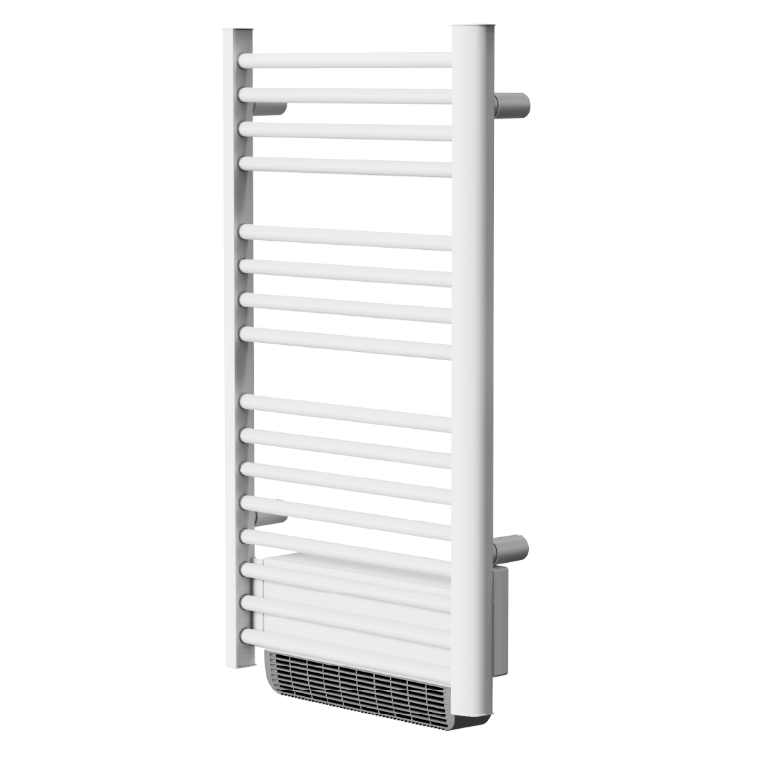 Sèche-serviette électrique sans fluide avec soufflerie 500W+1000W H.100,5xL54cm Bestherm HESTIA blanc - 8