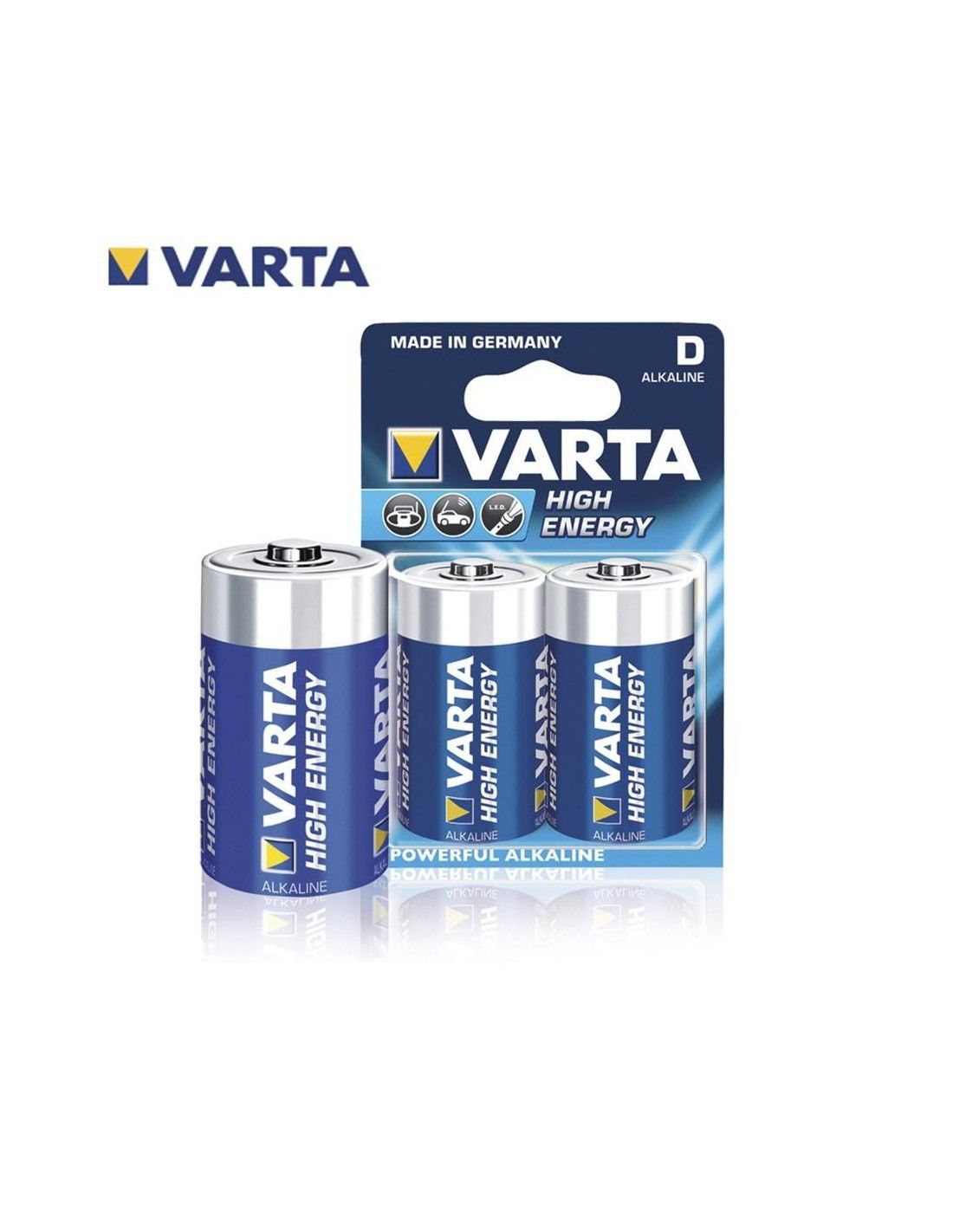 2 Piles LR20 D VARTA Alcaline - 6