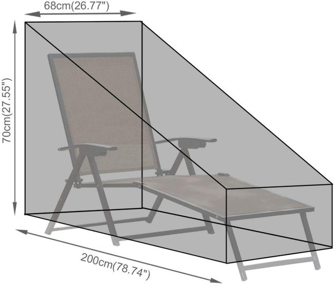 1 copertura per sedia da giardino, impermeabile, per patio 1 copertura per sedia da giardino, impermeabile, per patio