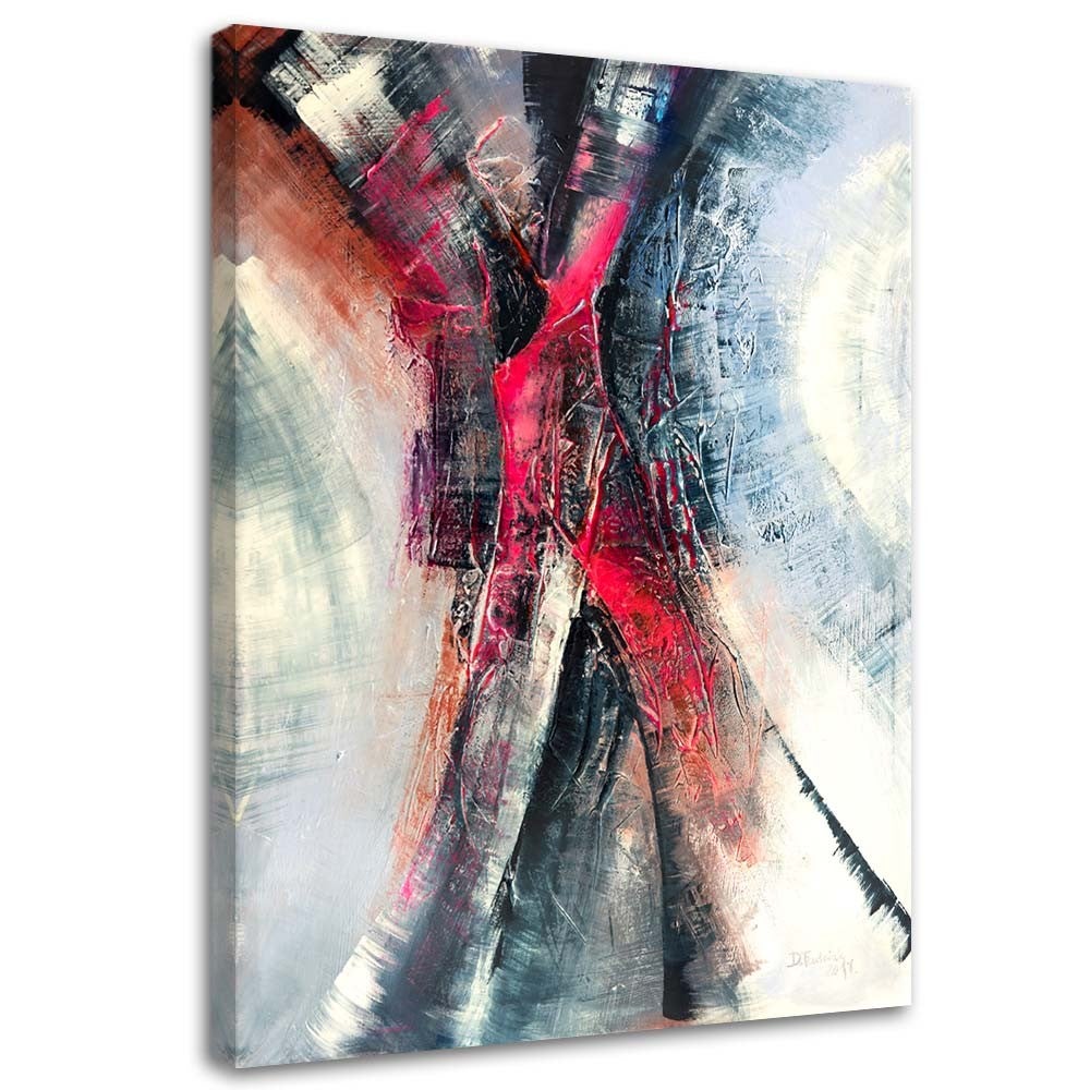 Obraz na płótnie, Zachód nad miastem 40x60