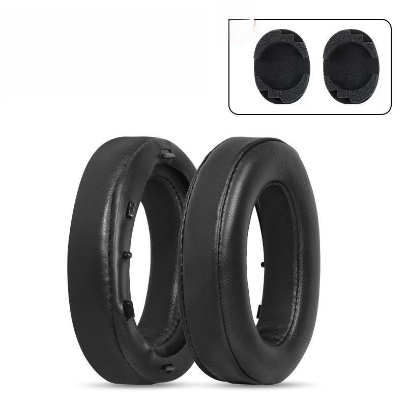 Coussinets Remplacement Sony WH-1000XM3 MMOBIEL - Mousse Mémoire Cuir PU - Noir - Confort Amélioré