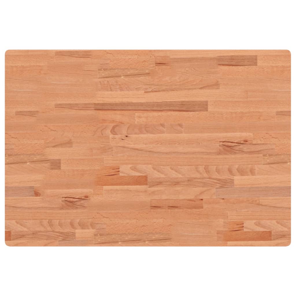 Maison Exclusive - Ripiano a Parete per Lavabo in Acciaio e Massello di Faggio - 8