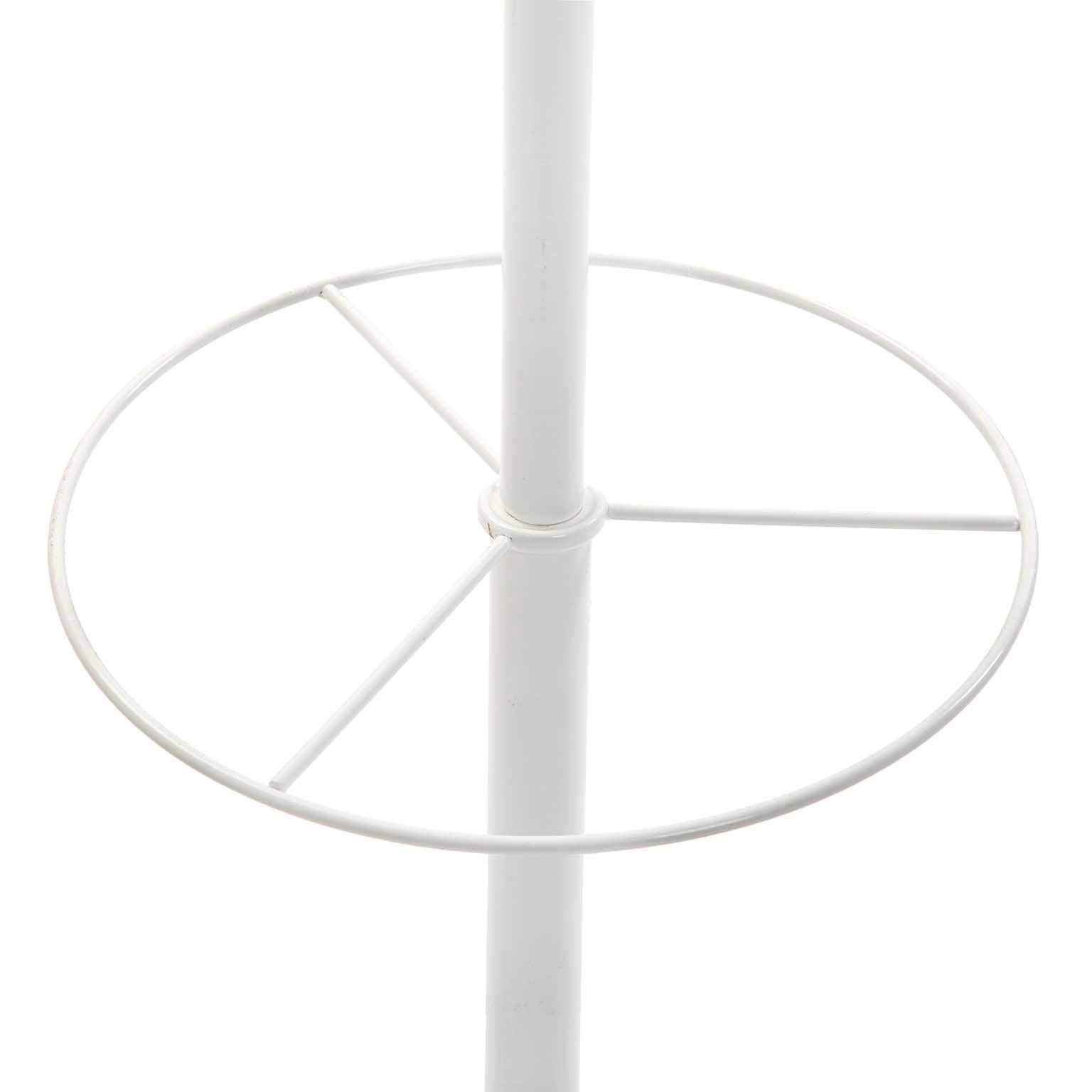 Versa Derby Porte-Manteau Vêtements Portemanteau Style Minimaliste, Blanc, 185x30x30cm - 5