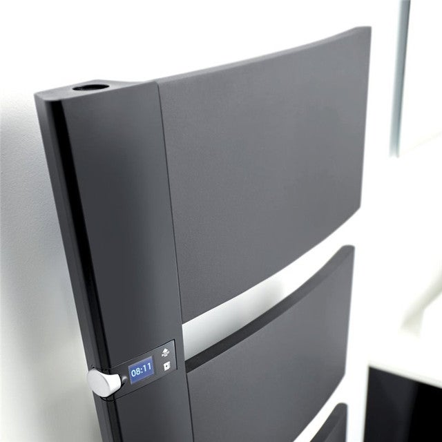 Radiateur Sèche-serviettes ELFIE 1400 X 600 Mm – Noir Anthracite – 516W – Pour Chauffage Central Ou électrique
