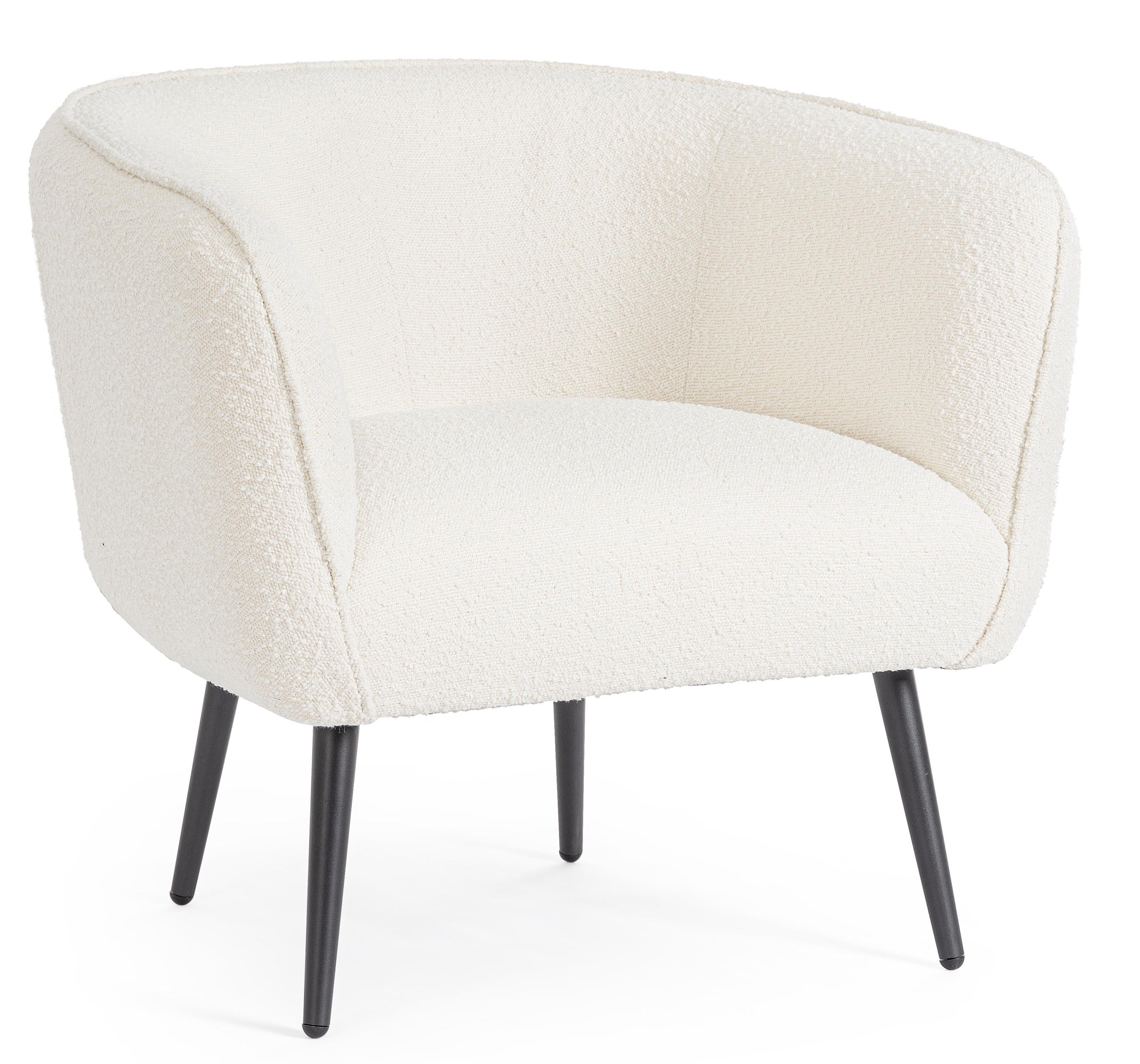 Fauteuil de relaxation manuel 78,5x96x100 cm en PU noir | Maison et Styles