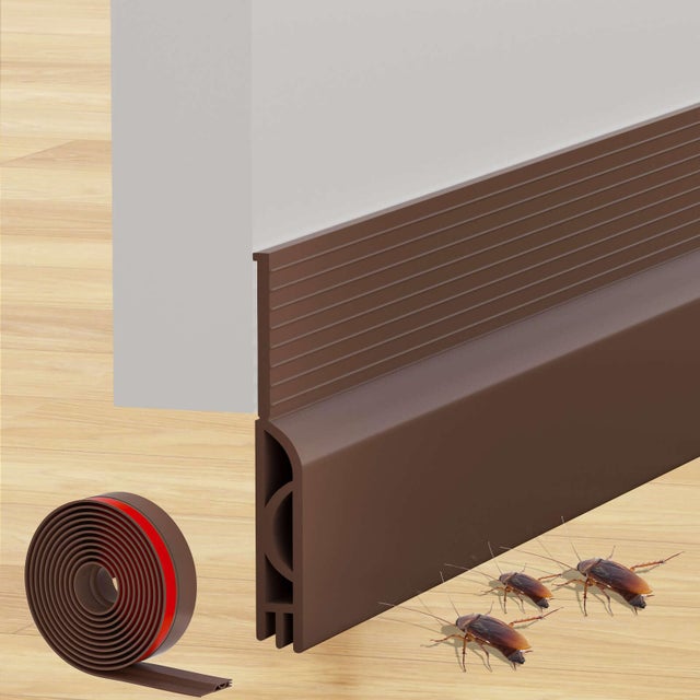 Vedação de porta isolante de 100 cm, autoadesiva, de silicone,para isolamento térmico, ideal para entradas e ambientes internos (100 x 5 cm,branca)