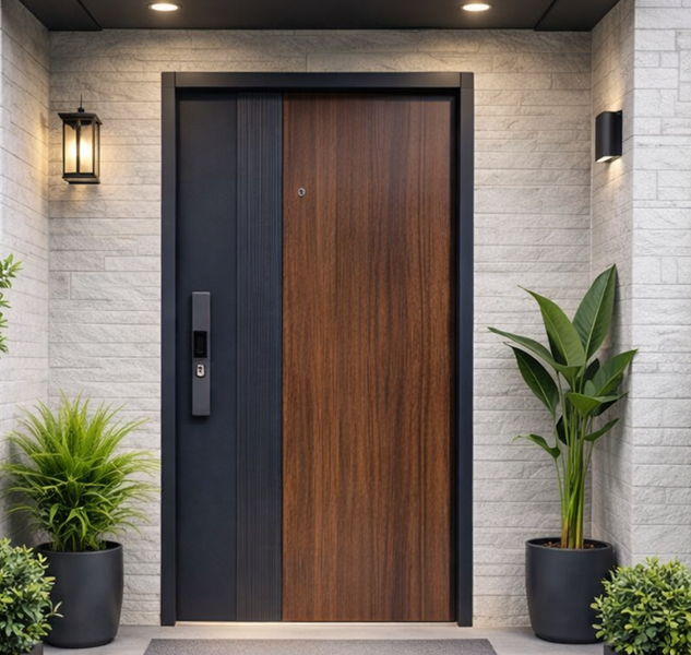Puerta Blindada 2050x960x100 mm Cerradura Estándar Izquierda TH513B-L
