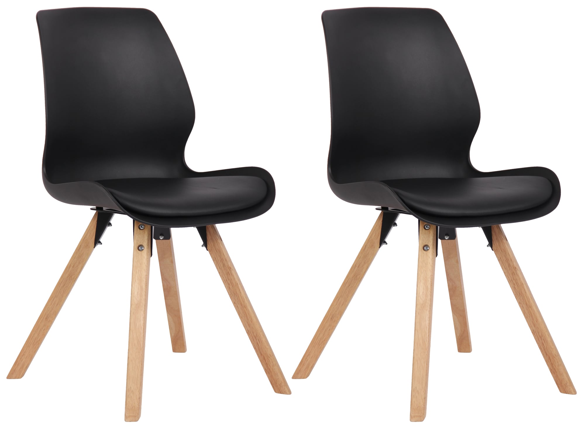 Set De 2 Sillas De Comedor Madera De Sungkai Cosme