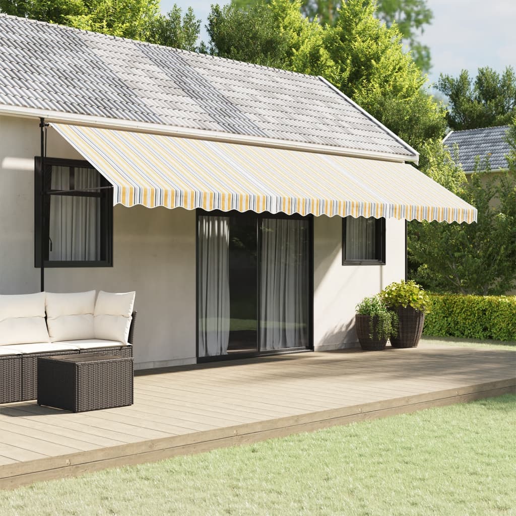 Maison exclusive - tela de repuesto de toldo rayas de colores 6x3 m