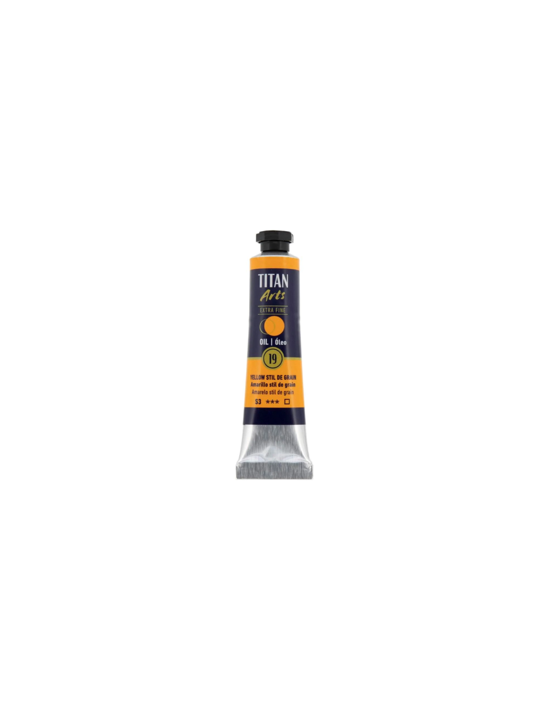 Pittura A Olio Titan Extra Sottile - Nero Avorio, 20 Ml, N. 82, Per Tela E Altri Supporti