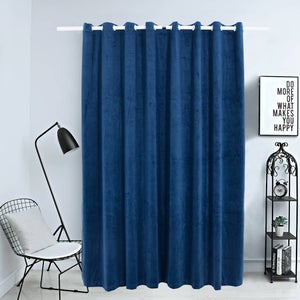 Kayne Studio Tende A Pacchetto In Velluto Blu Tempesta - Oscuranti E Termiche (larghezza 193 Cm, Lunghezza 300 Cm, 2 Pannelli) - 2