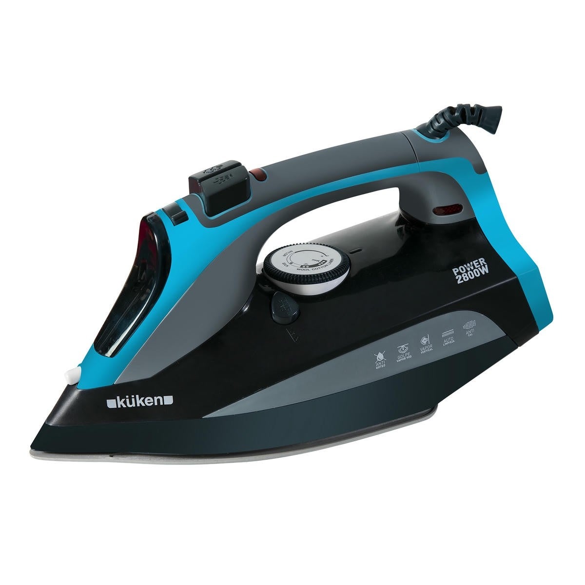 PLANCHA VAPOR CERAMIC AZUL 2800W