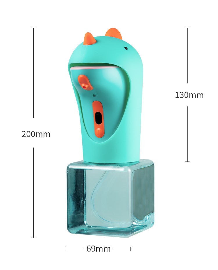 Dispenser Sapone Automatico Cyrank Con Sensore, Rosa – 400 Ml, Ricarica Micro USB, A Schiuma, Montabile A Parete, Per Bambini
