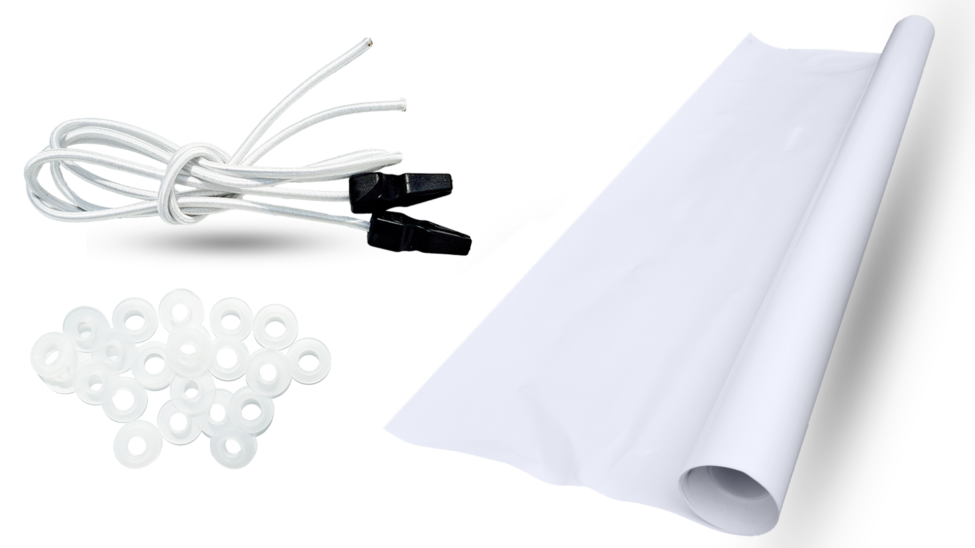 Bâche à Bulles Piscine 4x2 m OXO Light Blue 400 microns - Non Bordée - Confection France - Kit oeillets + bâchette protection - 5