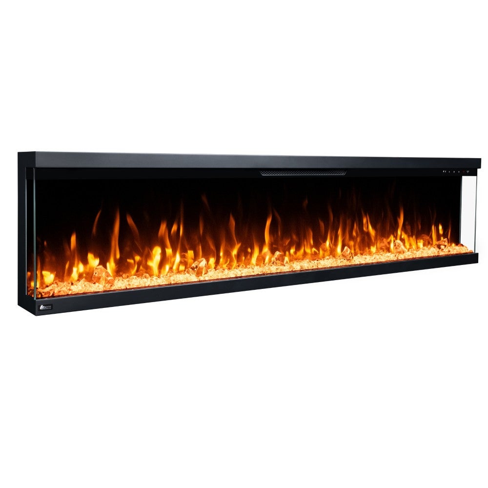 Chimenea eléctrica empotrable - galia 100 3d