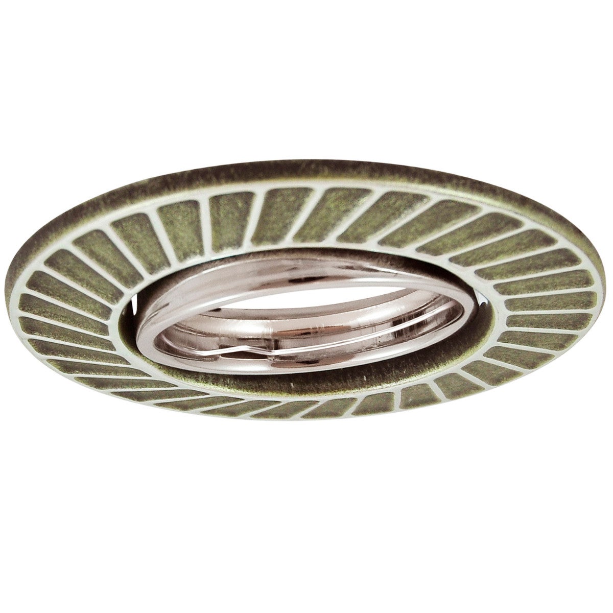 Oprawa sufitowa wpuszczana podtynkowa Fobos srebrna 1xMR16x5W okrągła ruchoma IP20 wym: 2,6 x 10 x 10 cm metal Polux - 2