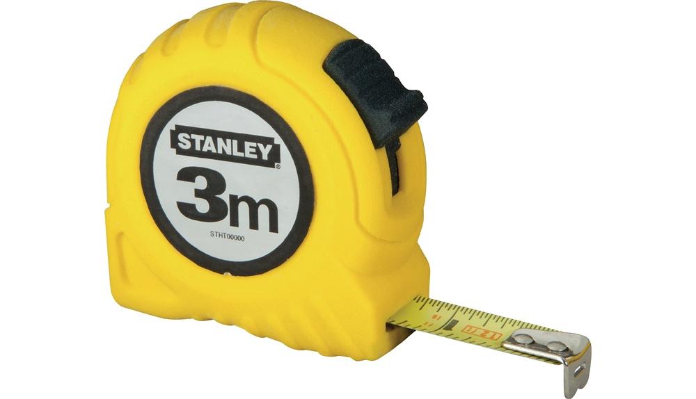 Mètre-ruban de poche, boîtier plastique, Long. : 3 m, Larg. : du ruban 12,7 mm - 5