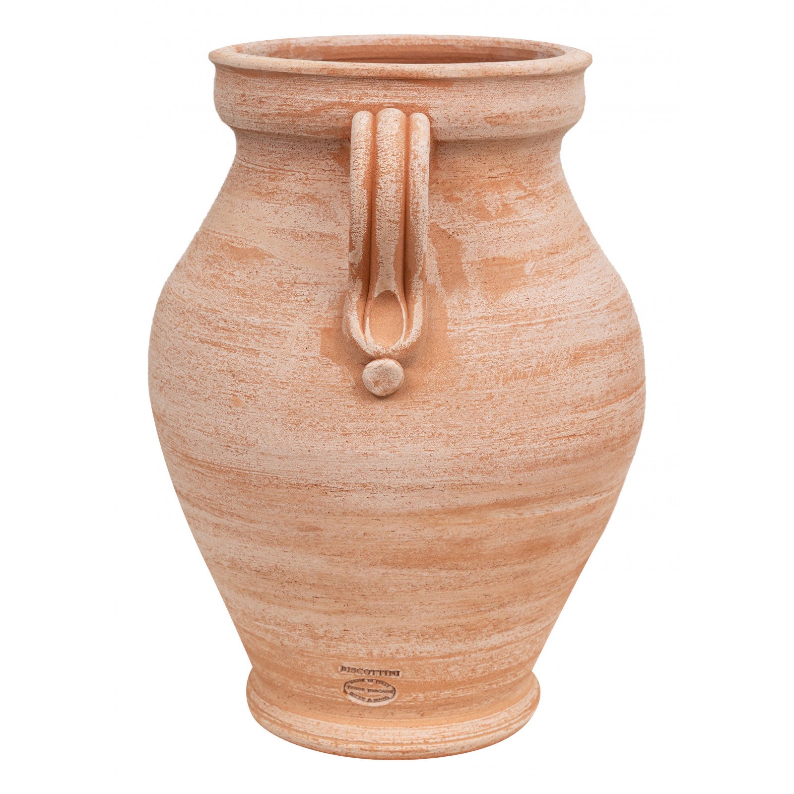 BISCOTTINI Vase Porte-parapluie Terre Cuite Fait Main - Amphore Extérieur Intérieur - Porte-parapluie d'Entrée 38x33x45cm - 7