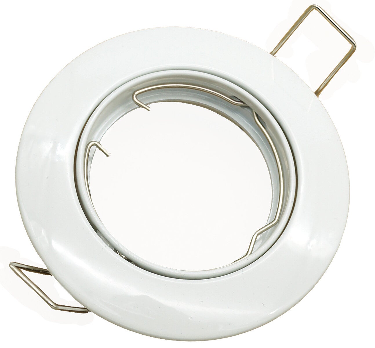 Oprawa sufitowa wpuszczana oczko biała 1xGU10x50W okrągła ruchoma IP20 wym: 2,8 x 8,5 x 8,5 cm aluminium IdeaLED