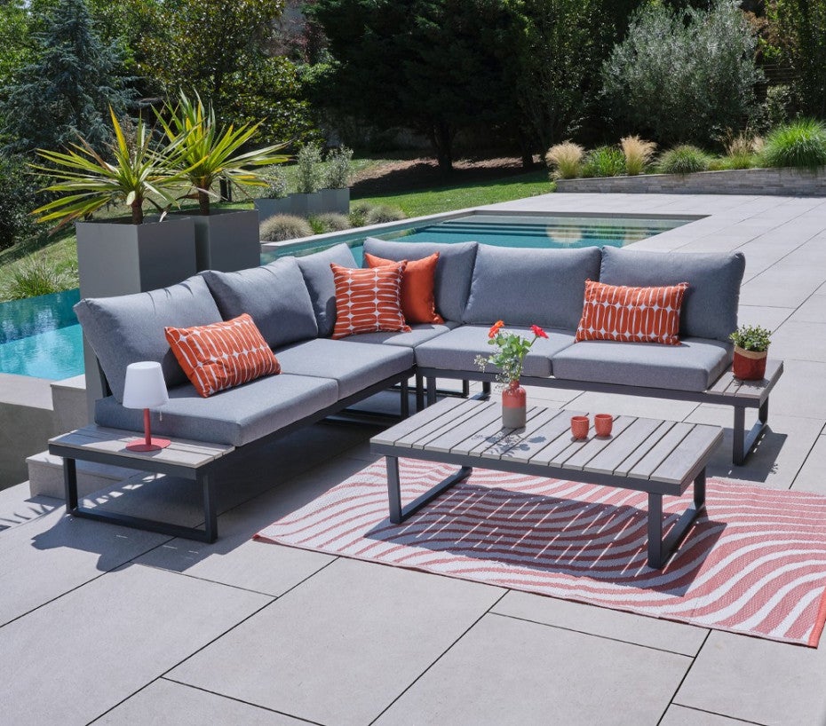 Lot de 2 coussins extérieur - 40x40x15 - ANDUZE EPICE - 3