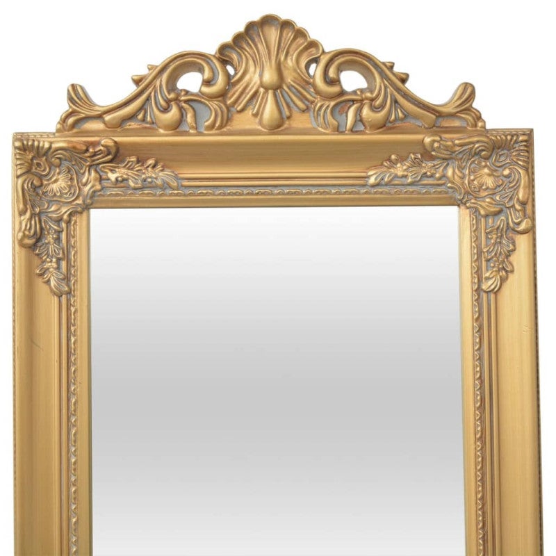 Miroir sur pied Style baroque 160x40 cm Doré - 3