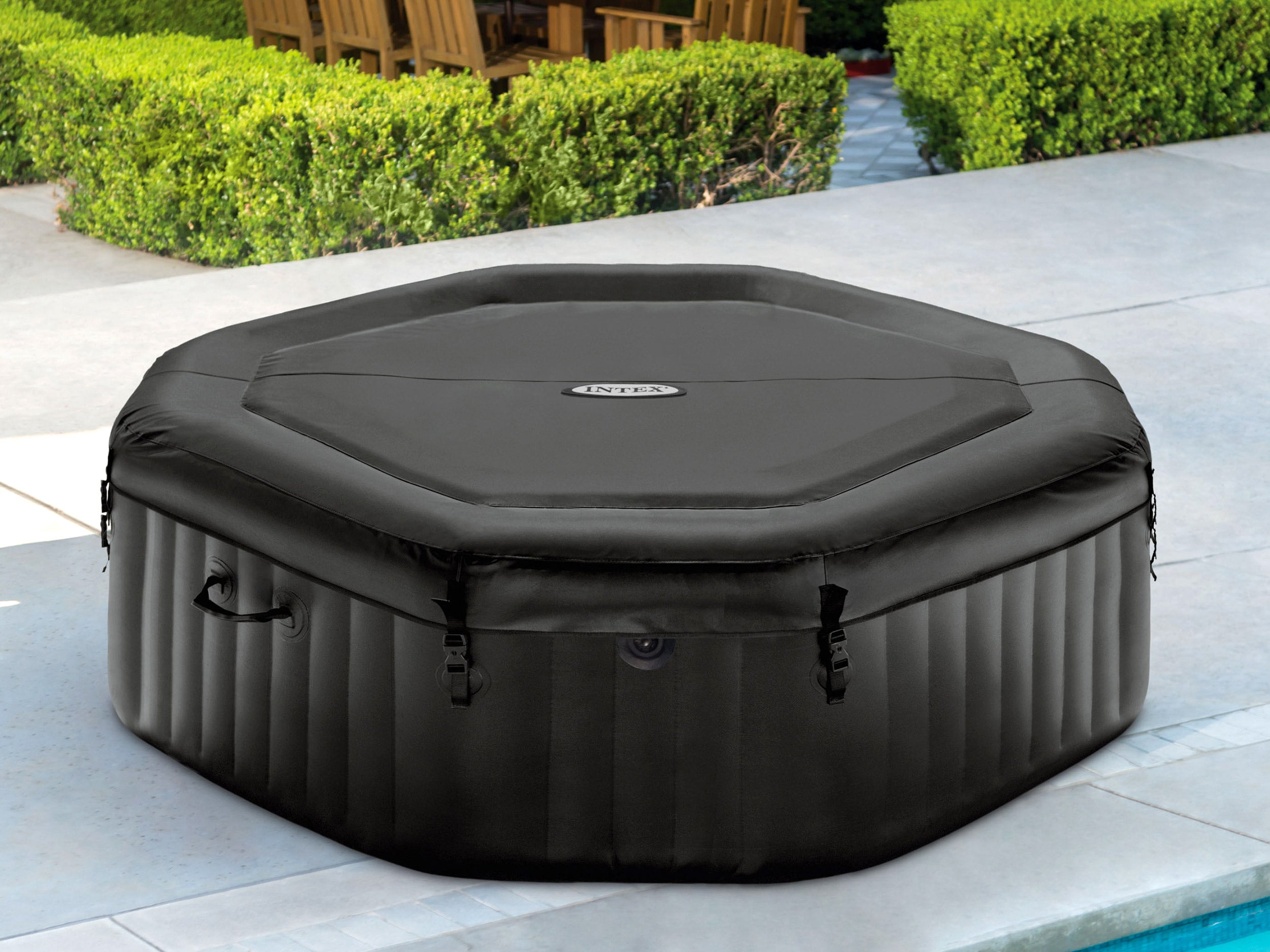 Dmuchane spa 4-osobowe hydromasaż Intex 28458 zestaw - 3