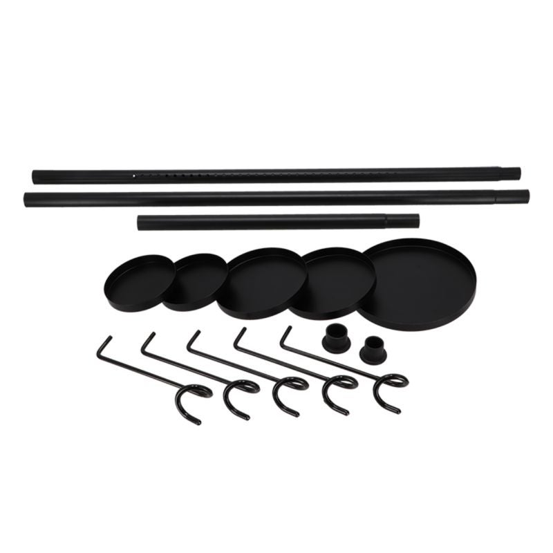 Étagère télescopique L Noir Esschert Design BV - 3