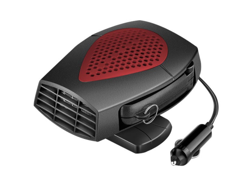 24 V, ogrzewacz samochodowy z gniazdem zapalniczki, 150 W, przenośny elektryczny wentylator, dmuchawa gorącego powietrza z wtyczką do zapalniczki (cz - 4