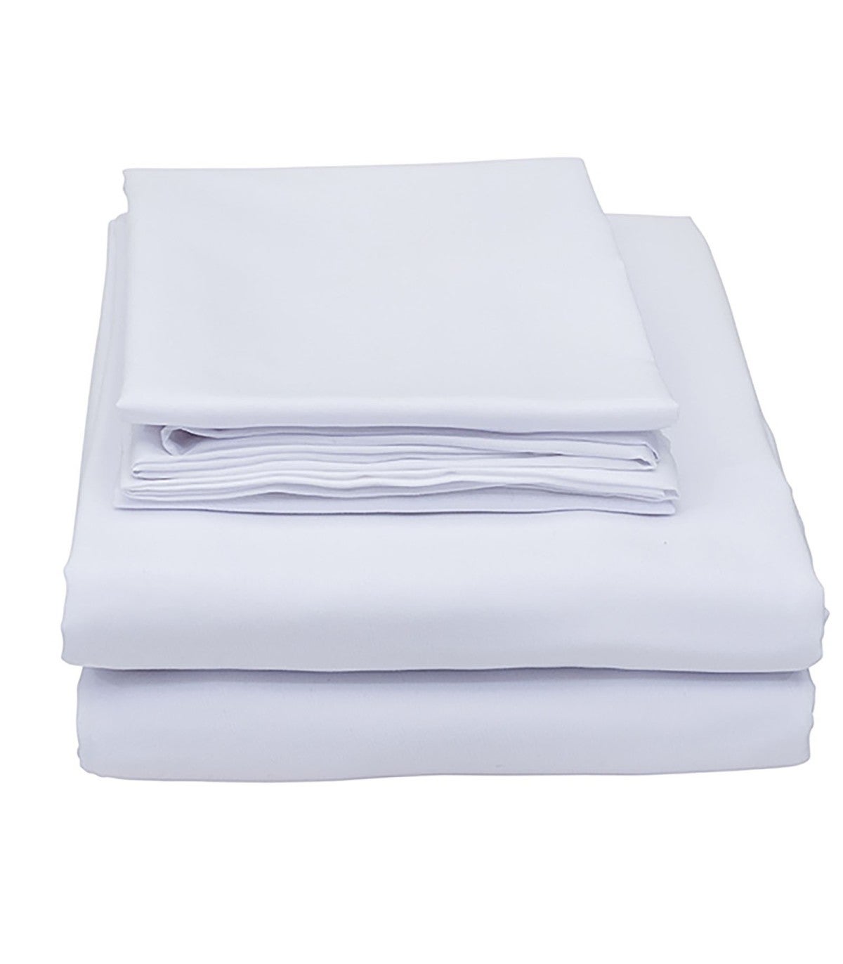 Drap Plat 100% Coton Hôtel 1 u. Lit 80/90 (160x300) Blancs - 4