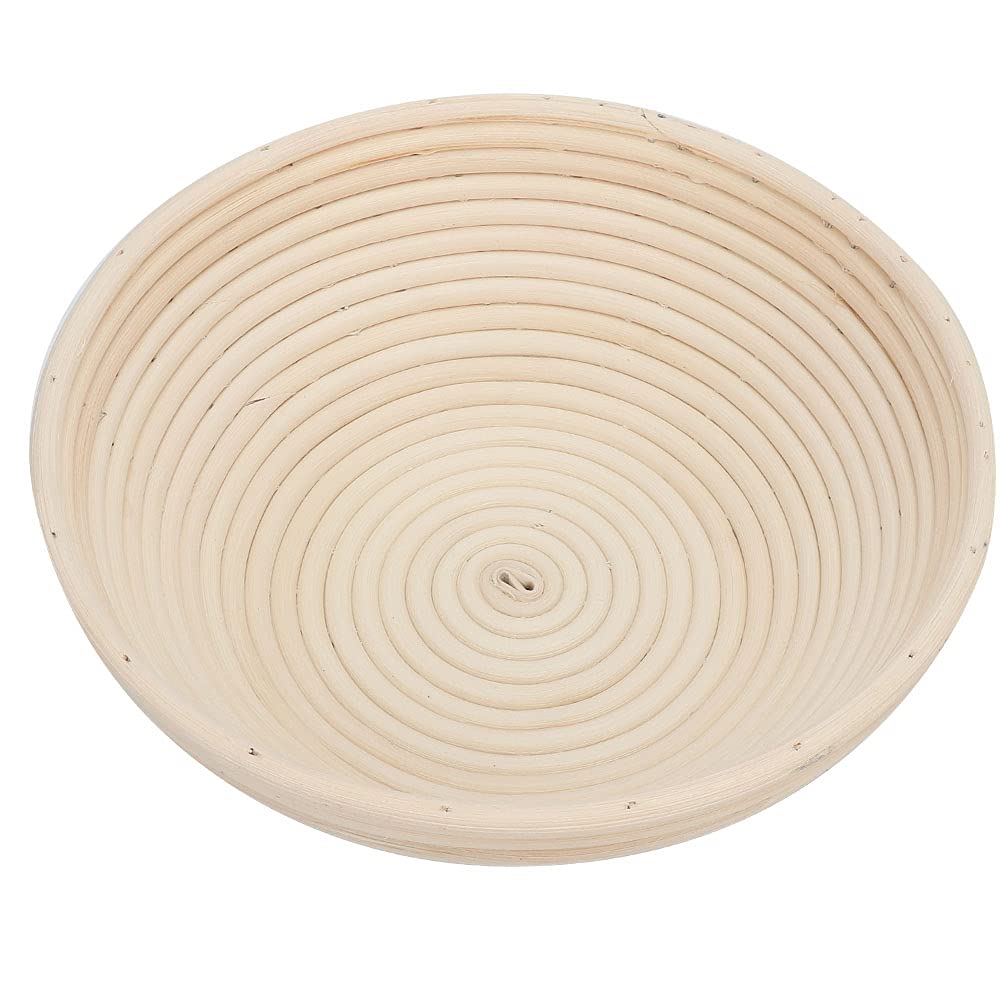 Juego de cestas redondas de ratán para fermentación de pan Banneton Brotform (22 x 8,5) - 9