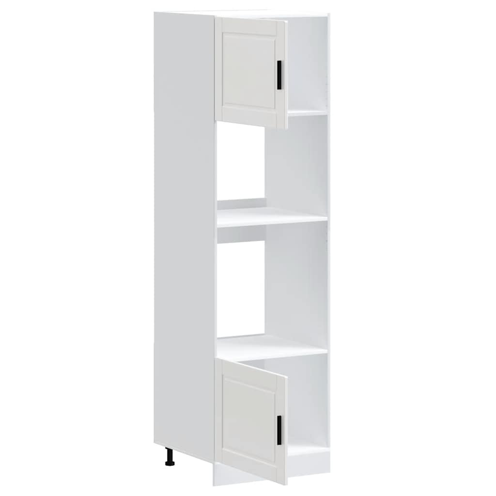 Armoires de four 2 pcs Porto blanc bois d'ingénierie - 5